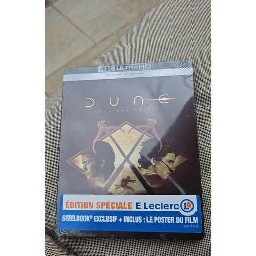 Dune : Deuxième Partie - Édition Limitée Spéciale E.Leclerc - Steelbook Exclusif - 4k Ultra Hd + Blu-Ray