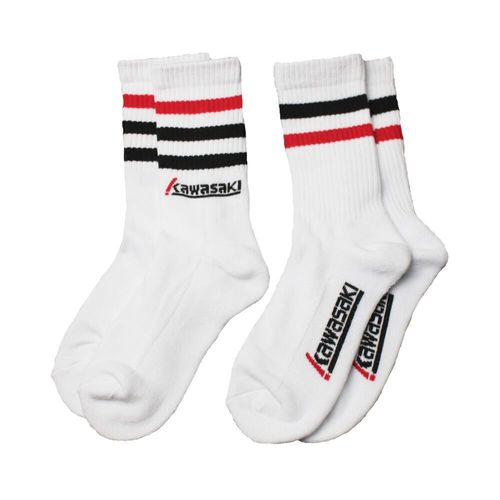 Kawasaki Kawasaki 2 Pack Socks K222068 1002 White - T39/42