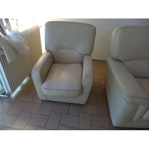 Canapé Cuir Beige