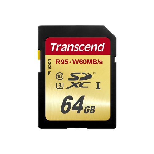 Transcend Ultimate - Carte mémoire flash - 64 Go - UHS Class 3 - SDXC UHS-I