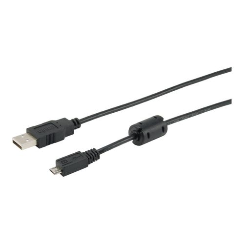 Equip Life - Câble USB - Micro-USB de type B (M) pour USB (M) - USB 2.0 - 1 m - noir