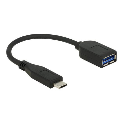 Delock Premium - Adaptateur USB - USB type A (F) pour 24 pin USB-C (M) - USB 3.1 Gen 2 - 10 cm - noir