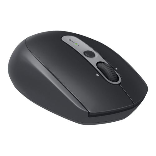 Logitech M590 Silent - Souris - pour droitiers - optique - 7 boutons - sans fil - Bluetooth, 2.4 GHz - récepteur sans fil USB - tonalité graphite