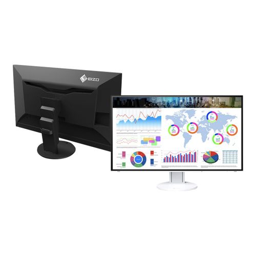 EIZO FlexScan EV3285-BK - Avec FlexStand - écran LED - 31.5" - 3840 x 2160 4K - IPS - 350 cd/m² - 1300:1 - 5 ms - 2xHDMI, DisplayPort, USB-C - haut-parleurs - noir