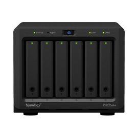Synology Disk Station DS620slim - Serveur NAS - 6 Baies - SATA 6Gb/s - RAID 0, 1, 5, 6, 10, JBOD - RAM 2 Go - Gigabit Ethernet - iSCSI support