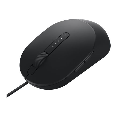 Dell MS3220 - Souris - laser - 5 boutons - filaire - USB 2.0 - noir - avec 3 years NBD Advance Exchange