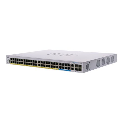 Cisco Business 350 Series CBS350-48NGP-4X - Commutateur - C3 - Géré - 40 x 10/100/1000 (PoE+) + 8 x 100/1000/2.5G/5G (PoE++) + 2 x combo 10 Gigabit SFP+/RJ-45 + 2 x 10 Gigabit SFP+ - Montable sur...