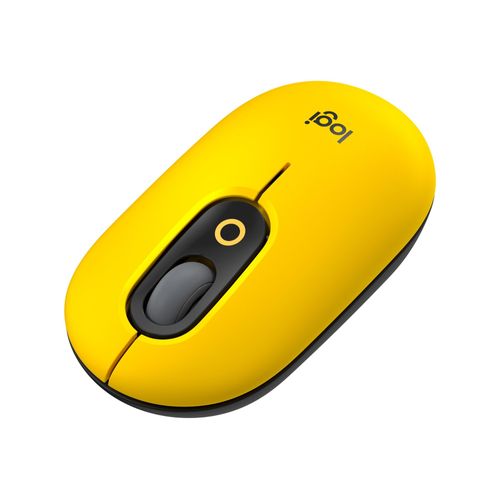Logitech POP - Souris - emoji personnalisable - optique - 4 boutons - sans fil - Bluetooth 5.1 LE - explosion