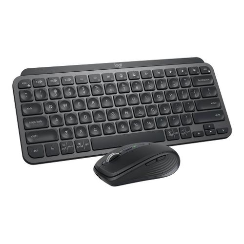 Logitech MX Keys Mini Combo for Business - Ensemble clavier et souris - rétroéclairé Bluetooth LE AZERTY Français - graphite