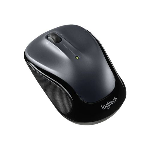 Logitech M325s - Souris - droitiers et gauchers - optique - 5 boutons - sans fil - 2.4 GHz - récepteur sans fil USB - gris foncé