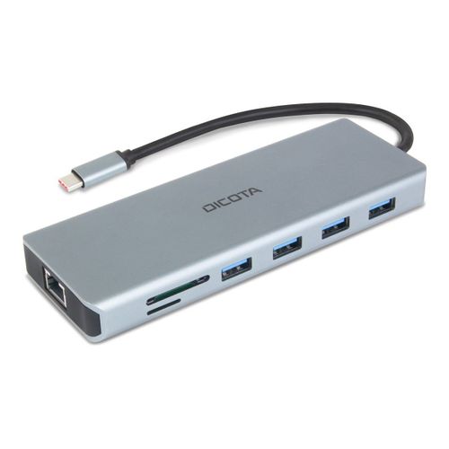 DICOTA - Station d'accueil - USB-C - DP, HDMI - 1GbE