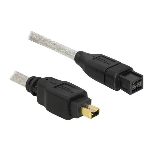Delock - Câble IEEE 1394 - FireWire 800 (M) pour FireWire 4 broches (M) - 1 m