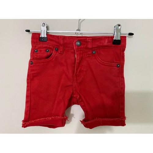 Short En Jean¿S Rouge Levi¿S 36 Mois