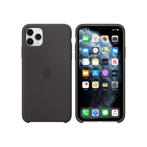 Apple - Coque De Protection Pour Téléphone Portable - Silicone - Noir - Pour Iphone 11 Pro Max