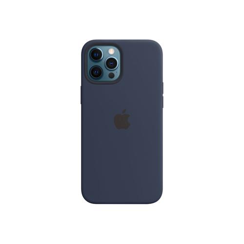 Apple - Coque De Protection Pour Téléphone Portable - Avec Magsafe - Silicone - Marine Profond - Pour Iphone 12 Pro Max