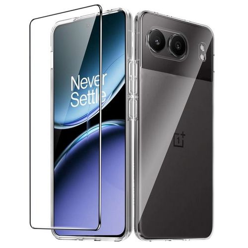 Coque Pour Oneplus Nord 4 - Housse Etui Silicone Gel Fine + Film Ecran - Transparent Tpu