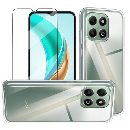 Coque Pour Honor X6b - Housse Etui Silicone Gel Fine + Film Ecran - Transparent Tpu
