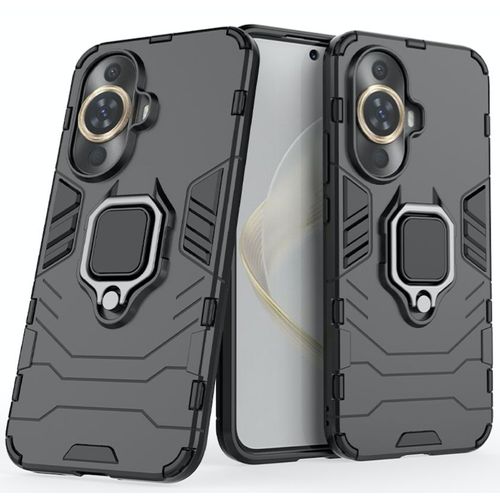 Coque Pour Huawei Nova 12s - Housse Etui Rigide Anti Choc + Verre Trempe - Noir
