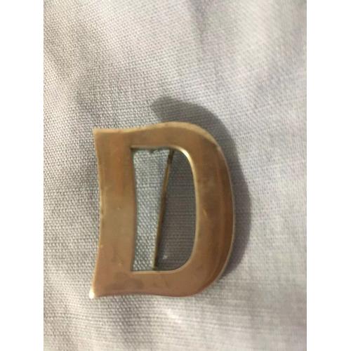 Broche Initiale " D " De Disneyland En Argent