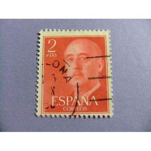 30 Espagne 1955 / Francisco Franco / Edifil 1157 Fu Yvert 865 Fu