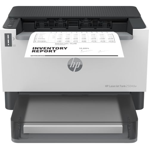 HP LaserJet Tank 2504dw - Imprimante - Noir et blanc - Recto-verso - laser - rechargeable - A4/Letter - 600 x 600 ppp - jusqu'à 22 ppm - capacité : 250 feuilles - USB 2.0, LAN, Wi-Fi(n)
