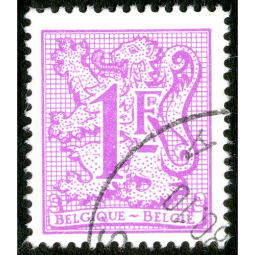 Timbre Oblitéré Belgique - België, 1 F