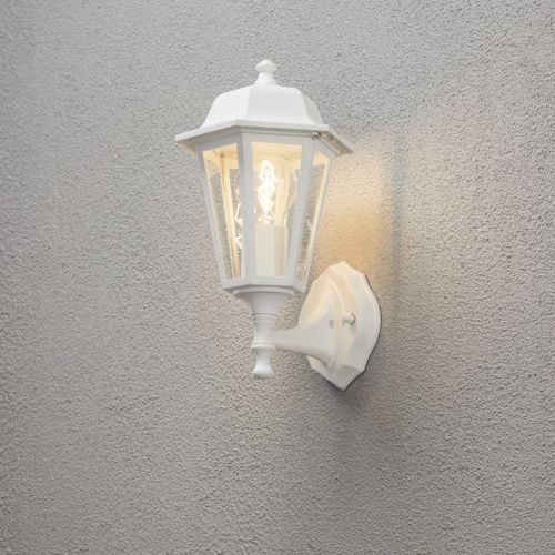 Konstsmide Budget Grande Lanterne D'extérieur Up Light Blanc Mat, Ip23