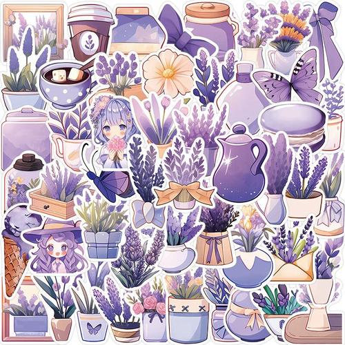 10/30/50pcs Frais Fromage De Vache Pvc Graffiti Autocollant Collant Esthétique Couleur Décoratif Scrapbook Bricolage Enfant Téléphone Fournitures De Papeterie - Type 30pcs #C