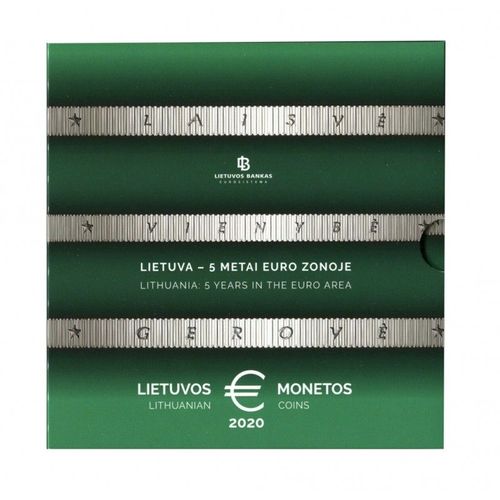 Coffret Bu Euros Lituanie 2020: 5 Ans Dans L'euro