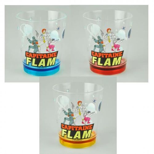 Verre Plastique Capitaine Flam - Groupe Couleur Aléatoire