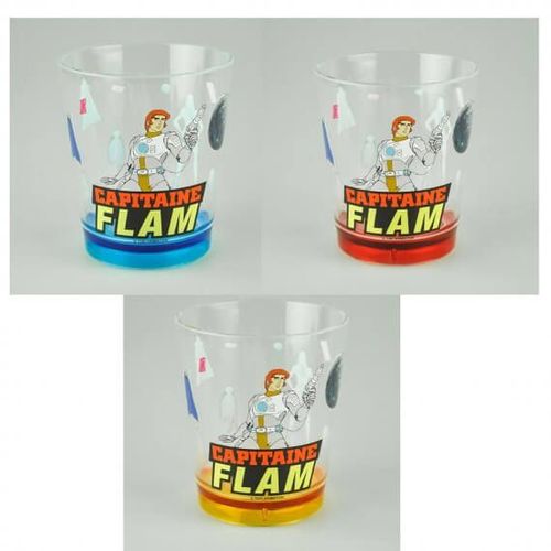 Verre Plastique Capitaine Flam - Curtis Buste Couleur Aléatoire