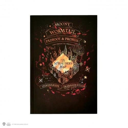 Carnet Souple Harry Potter - Carte Du Maraudeur