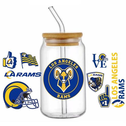 Autocollants Imperméables Pour Verre,Football Sportif,Uv Dtf,16oz,Enveloppes De Tasse Étiez Bey,Transfert À Repasser Pour Verre - Type U-Yd 36