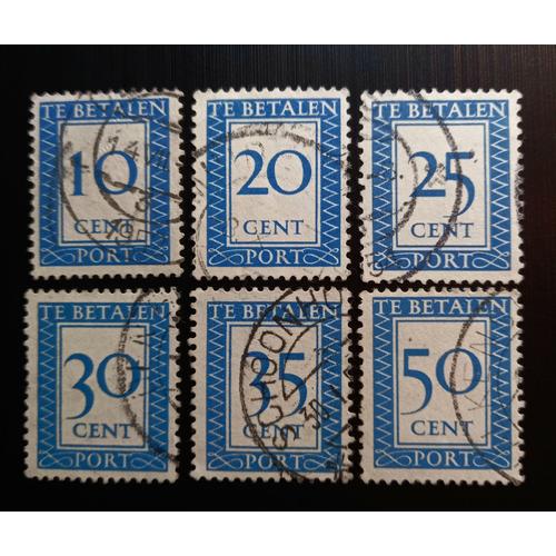 Timbres Pays Bas 1947 -1956 Postage Due Stamps - New Design-Timbres D'affranchissement