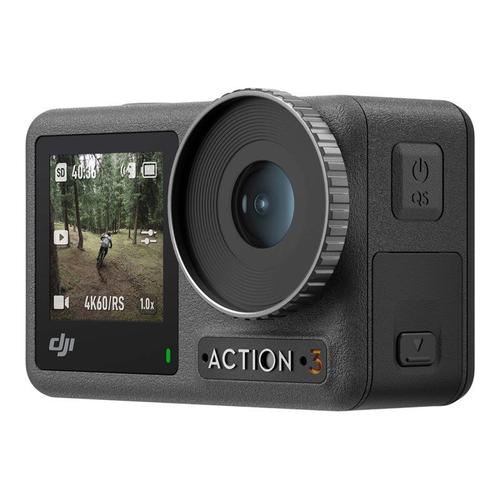 DJI Osmo Action 3 - Adventure Combo - caméra de poche - 4K / 120 pi/s - Wi-Fi, Bluetooth - sous-marin jusqu'à 16 m