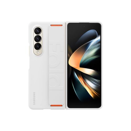 Samsung Ef-Gf936 - Étui À Rabat Pour Téléphone Portable - Silicone - Blanc - Pour Galaxy Z Fold4