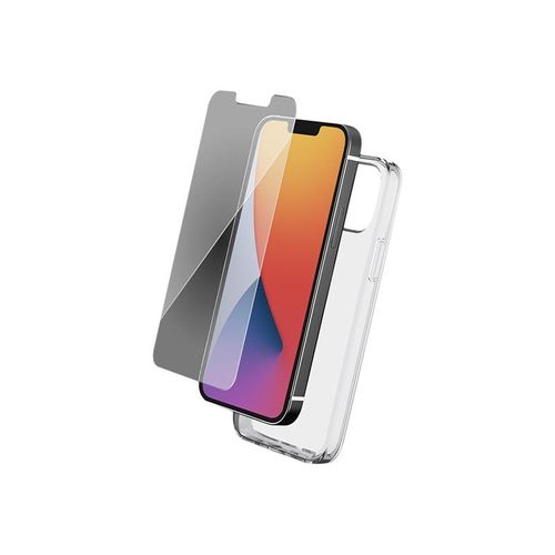 Bigben Connected - Coque De Protection Pour Téléphone Portable - Polyuréthanne Thermoplastique (Tpu), Verre Trempé - Transparent - Avec Protecteur D'écran En Verre Trempé - Pour Apple Iphone 14