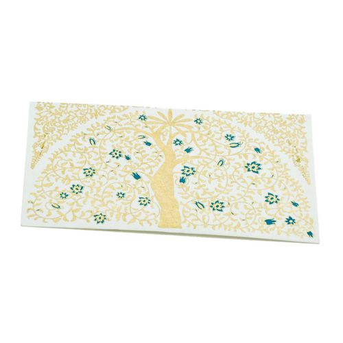 Papertree Gaia Lot De 5 Enveloppes Cadeau 19*10 Blanc
