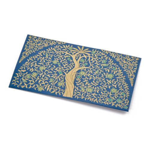 Papertree Gaia Lot De 5 Enveloppes Cadeau 19*10 Bleu Roi