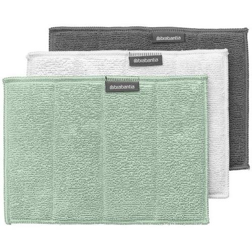 Eponges microfibre 16x22cm lot de 3 assorties