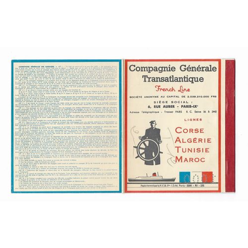 Compagnie Générale Transatlantique - Période Algérie Française