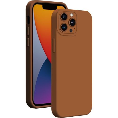 Coque Iphone 14 Pro Silicone Full Protect Taupe Bigben