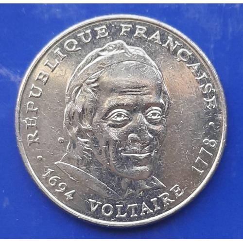 Pièce 5 Francs Voltaire 1994