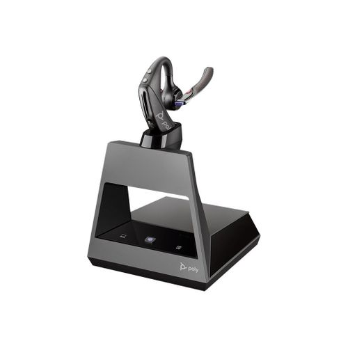 Poly Voyager 5200 Office - Micro-casque - embout auriculaire - montage sur l'oreille - Bluetooth - sans fil - NFC*