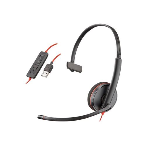 Poly Blackwire C3210 - 3200 Series - micro-casque - sur-oreille - filaire - USB-A