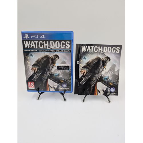 Jeu Playstation 4 Watch Dogs Édition Spéciale En Boite, Complet