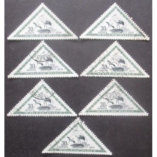 Hongrie Poste Aérienne N°120 X 7 Oblitéré
