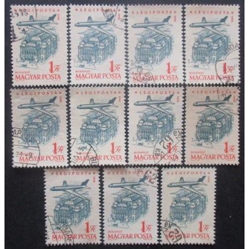 Hongrie Poste Aérienne N°216 X 11 Oblitéré