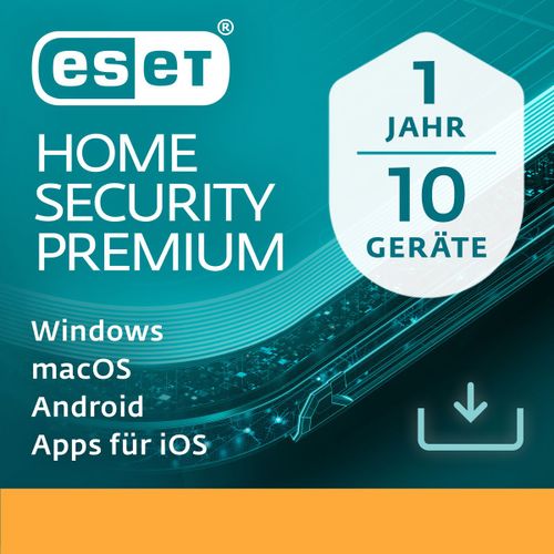 Eset Home Security Premium - 10 User, 1 Year - Esd-Download Esd