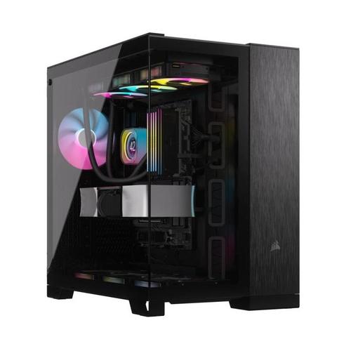 Boitier PC Moyen Tour E-ATX Corsair 6500X avec panneaux vitrés - Noir/Gris